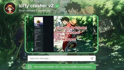 𝗟𝘂𝗳𝗳𝘆 𝗖𝗿𝗮𝘀𝗵𝗲𝗿 𝗩𝟮｡𝟬 𝗩𝘃𝗶𝗽 𝗙𝗿𝗲𝗲🔥 || SC BUG GACOR ||  GANAS AUTO CRASH || NO ERROR