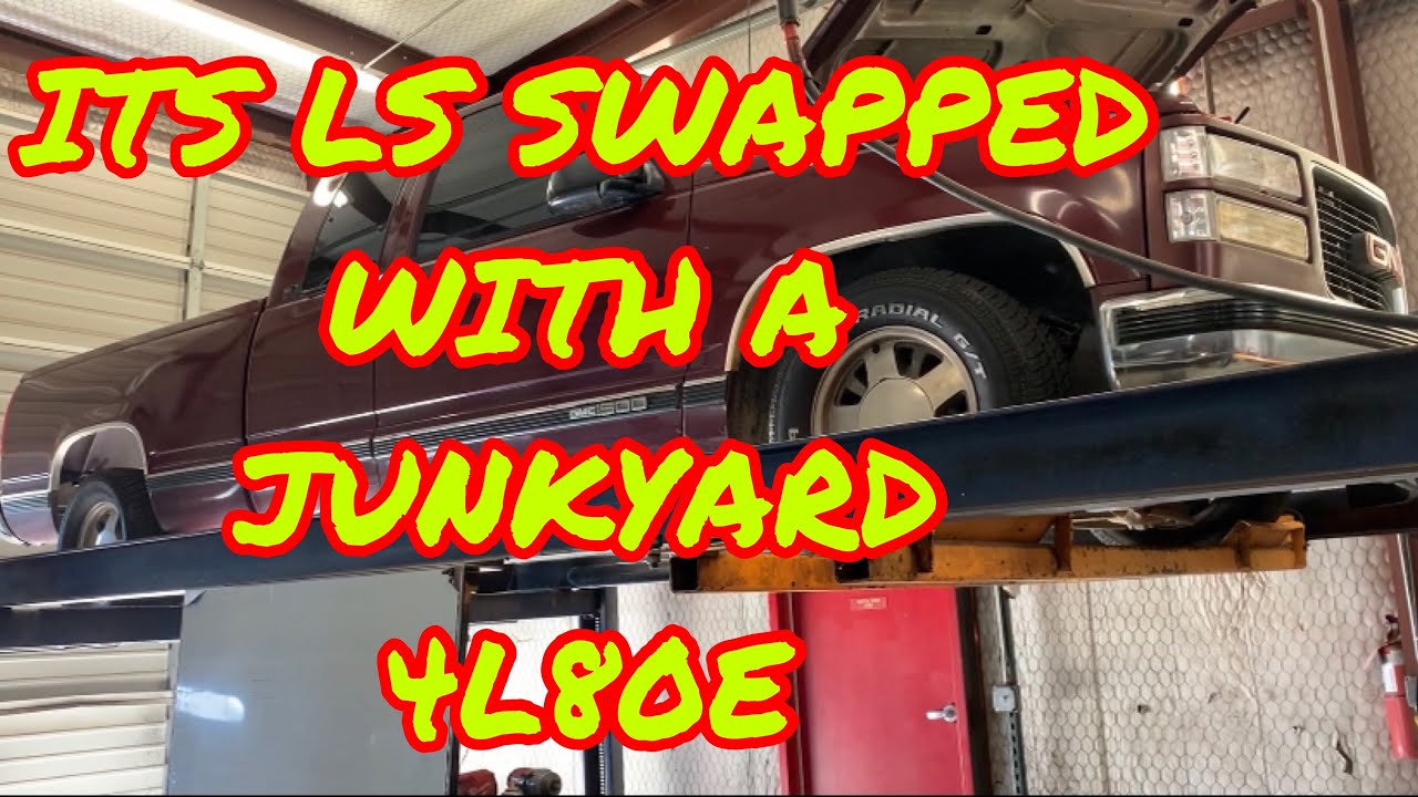 It’s LS SWAPPED with JUNKYARD 4L80E... Came all the way from Houston
