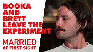 Booka and Brett reveal why they&#39;re leaving the experiment | Married at First Sight 2021