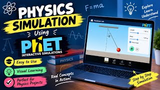 📚 Learn Physics Visually! 🔬 | PhET Simulation Step-by-Step 🚀#PhETsimulation #PhET