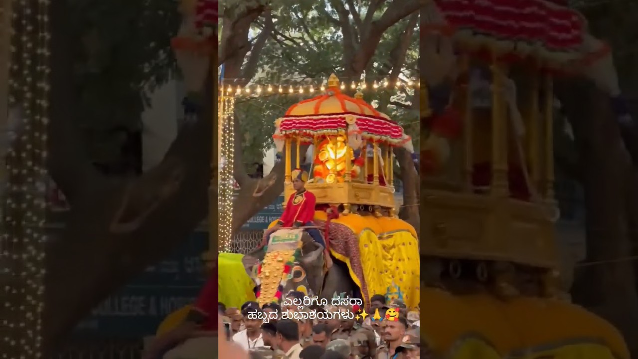 Mysore Dasara 2025 | Jambu Savari | Elephant Parade & cultural event 