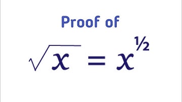 Proof of square root of x is equal to x raised to the power half | Aptitude Boss
