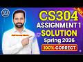 CS304 Assignment 1 solution Spring 2026 | CS304 Assignment 1 solution 2026 | CS304 Assignment 1 2026