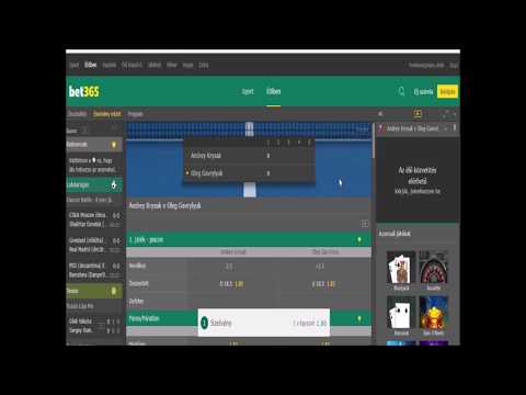 Tenisz élő fogadásokra online kaszinóban: Játssz most!