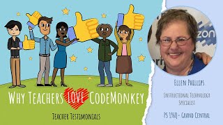 Coding with CodeMonkey - Testimonial with Ellen Phillips