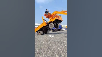 Four-wheel drive tractor, dump truck, multi-use one machine saves time, labor and labor