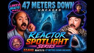 ZZAVID Was NOT Ready For 47 Meters Down Uncaged ! 😱🦈/ Reactor Spotlight