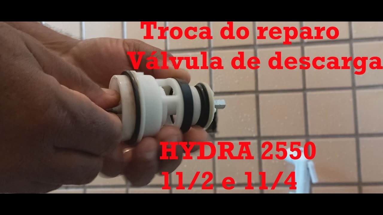 DESCARGA HYDRA 2550 / COMO TROCAR O REPARO - YouTube