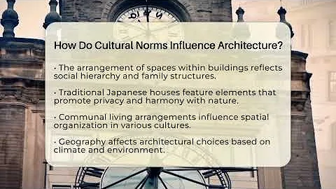 How Do Cultural Norms Influence Architecture? - The Geography Atlas