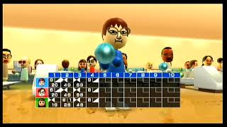 Nintendo Wii sports: bowling Ben vs Benio vs ula