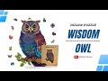 Wisdom owl jigsaw puzzle piecing together a masterpiece