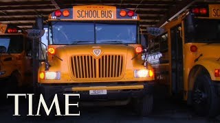 Crash Between School Bus And Dump Truck Kills One Adult And One Child | TIME
