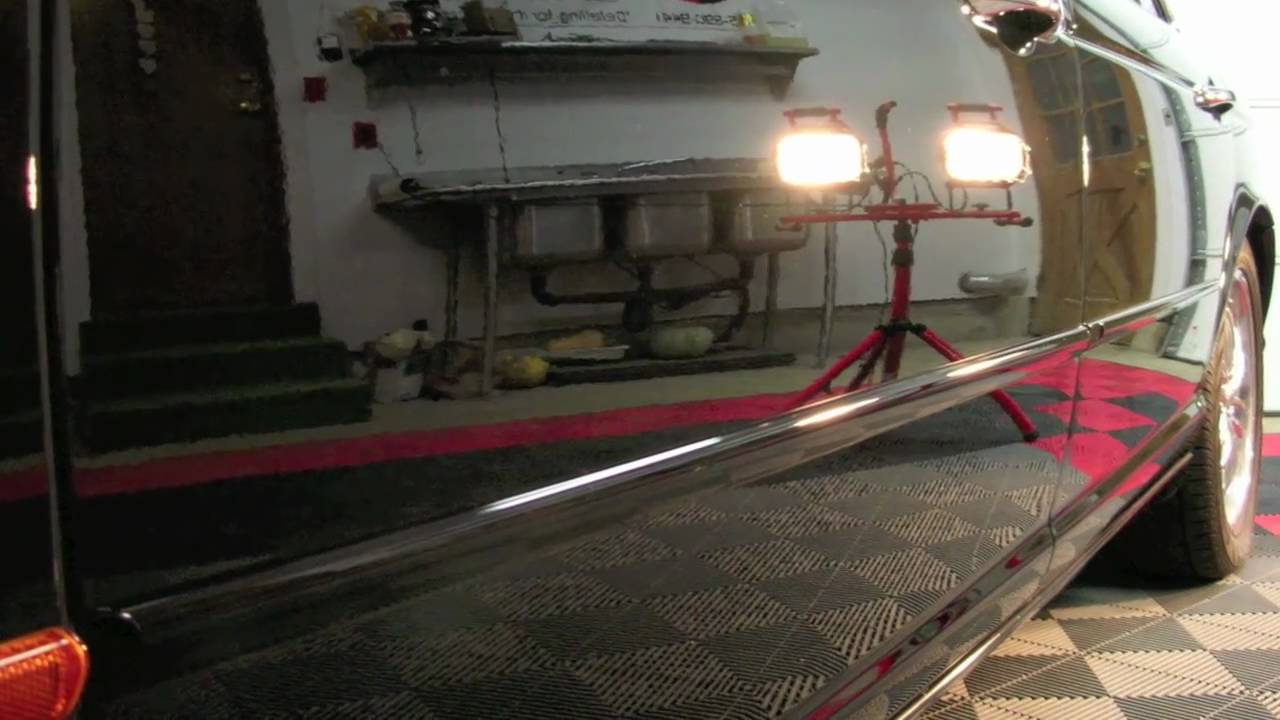 Reflections Detailing of Utah:  Black Jag paint polishing