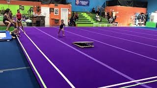 Vault spring board Straddle Jump