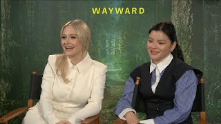Alyvia Alyn Lind & Sydney Topliffe on starring in Mae Martin's hit Netflix series Wayward #netflix