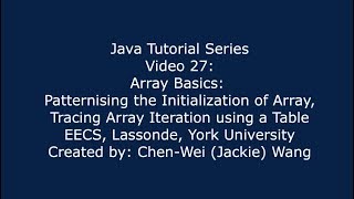 Famous EECS1021 Java Tutorial 27 Net Worth