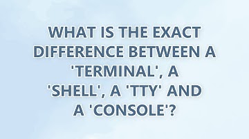 What is the exact difference between a 