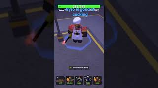 Tds bbq pyro skin showcase #towerdefensesimulator