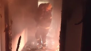 Firefighters rescue 3 children trapped in house on fire
