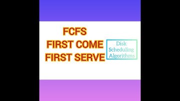 FCFS - First Come First Serve - Disk Scheduling Algorithms - Operating Systems - Kathi Ascherya