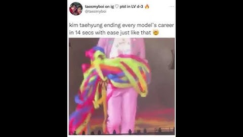 Kim Taehyung ending every model