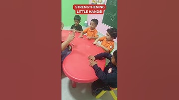 Pre-Writing Activity at Jnanasiddi Preschool | Building Early Writing Skills