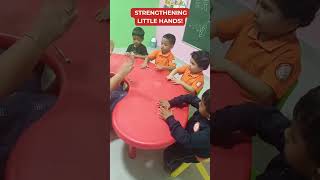 Pre-Writing Activity at Jnanasiddi Preschool | Building Early Writing Skills