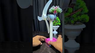 Making a mini table fan using 775 dc motor #experimnent #electrical #shorts #minifan