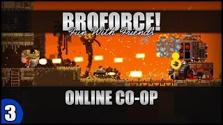 BROFORCE - Online CO-OP! - Hard Mode! #3
