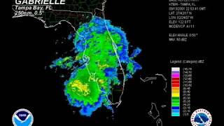 2001 Gabrielle - Tampa Bay, FL WSR-88D Radar Animation