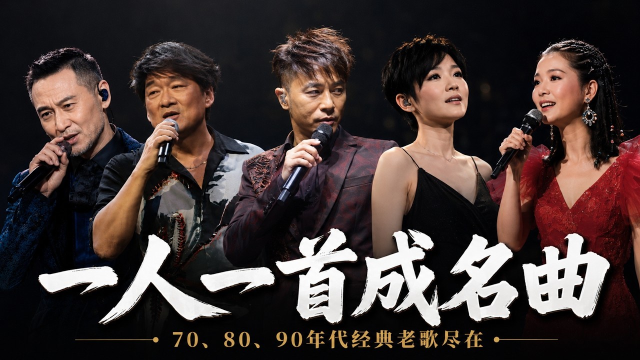 经典老歌500首大全|| 群星里一人一首成名曲💖 张学友,王菲, 邓丽君, 張