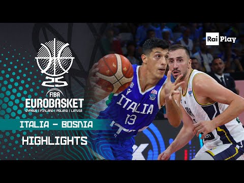 Italia - Bosnia Erzegovina 96-79: gli Highlights | Europei di Basket maschile 2025