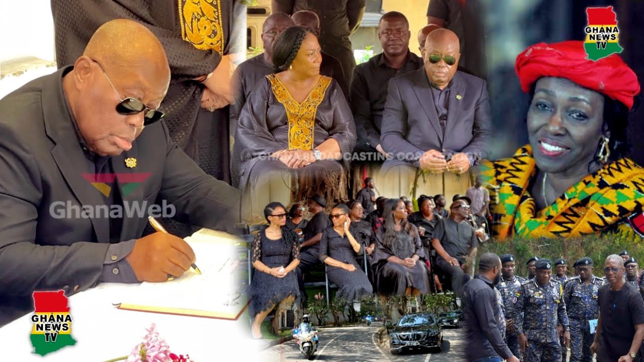 Akufo Addo & his wife saddened, IGP Yohuno arrive to console Zanetor and Nana Konadu’s Family