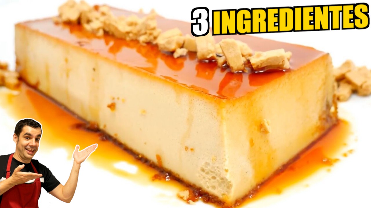 FLAN de TURRÓN: El Secreto Mejor Guardado para Navidad 🎁🍮 (3 INGREDIENTES)