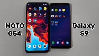 Galaxy S9 vs Moto G54 - SPEED TEST!!