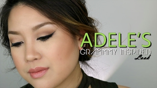 Celebrity ADELE'S Grammy Inspired Makeup Tutorial x Cat Eyeliner | PantherRin Net Worth