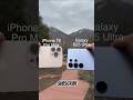 I phone 16 pro max &amp; Samsung Galaxy S25 ultra compare how to better one ❌✅ comment your fvrt one