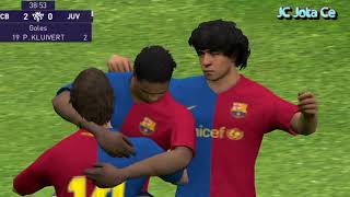 Gol de Kluivert iconic Barcelona Pes 2021 Efootball