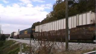 CSX northbound intermodal train Q142 in Acworth,GA