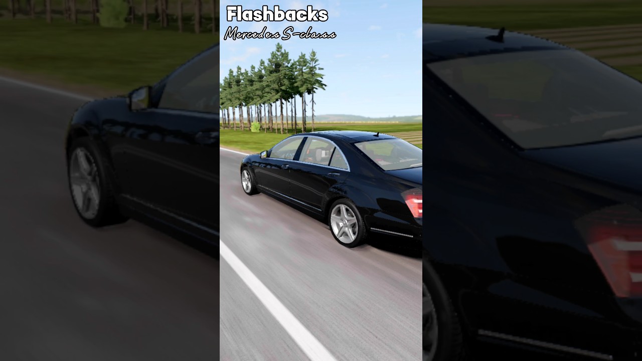 Mercedes benz S-class Crash Russia Flashbacks | Simulation