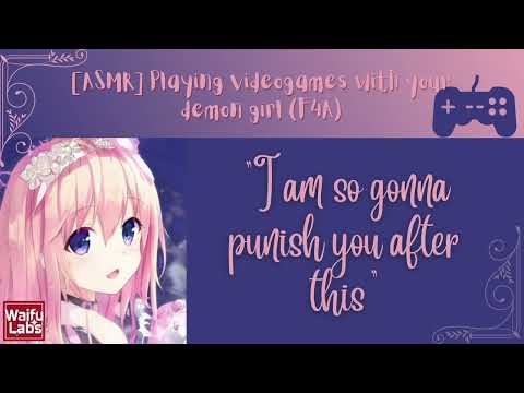 [ASMR][F4A] Demon girl Sally wants to play video games (Monster girl series)