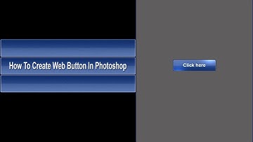 How to create web button in Photoshop