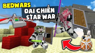 MINECRAFT BEDWARS, KHANGG BỊ NOOB HANI TROLL TIÊU DIỆT CÙNG T GAMING * NOOB TEAM ĐẠI CHIẾN STAR WAR