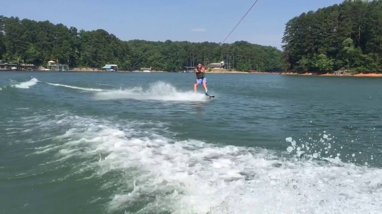 First season of wakeboard / Lake Lanier Part 5 YouTube