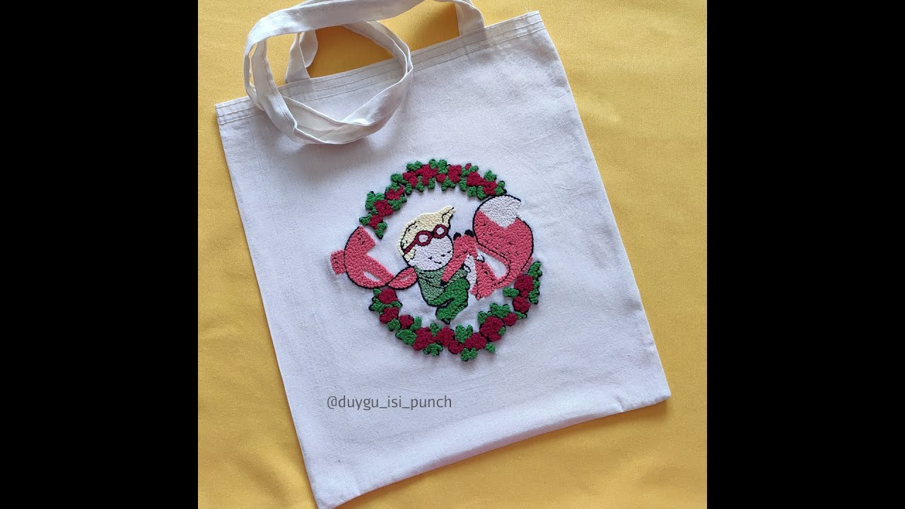 BEZ ÇANTAYA PUNCH ve KUMAŞ TELA KULLANIMI