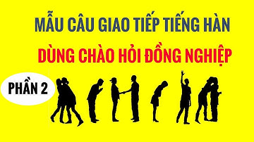 Mẫu Câu Giao Tiếp Tiếng Hàn Dùng Chào Hỏi Đồng Nghiệp Khi Mới Đi Làm - Phần 2