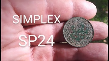LIVE DIG LARGE CENT!! Simplex SP24 smacks a big copper in the trash.