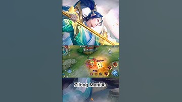 Zilong Best Build Gameplay 😍🥰 #mobilelegends #shorts #zilonggameplay