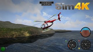 Helicopter Simulator 2014 - search and rescue (mission 2) - retro sim - Gameplay 4K screenshot 1