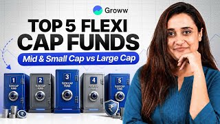 Top 5 Flexi Cap Funds with highest mid and small cap stocks